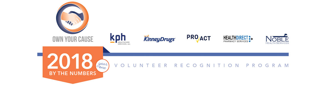 2018 By The Numbers: Volunteer Recognition Program hero image